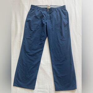 Under Armour Men's Blue Stretch Loose Performance Pants Size 40 x 32